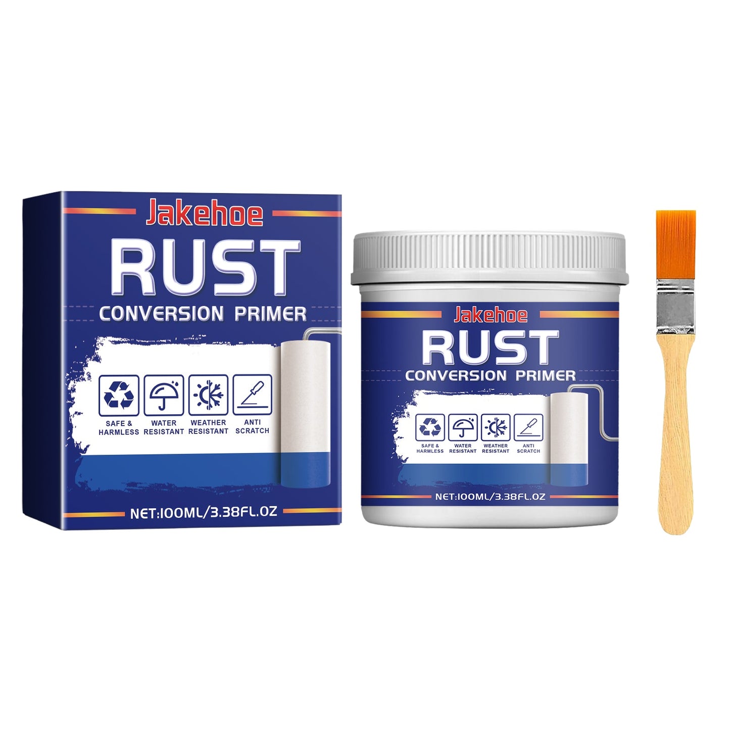 Rust Conversion Primer, Iron Door Metal Gear Bracket Rust Stair Handrail Corrosion Remover