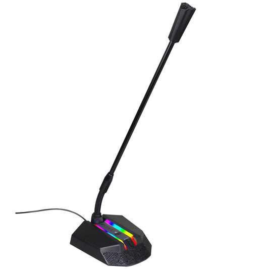 New desktop RGB luminous condenser microphone live broadcast shouting microphone gaming microphone