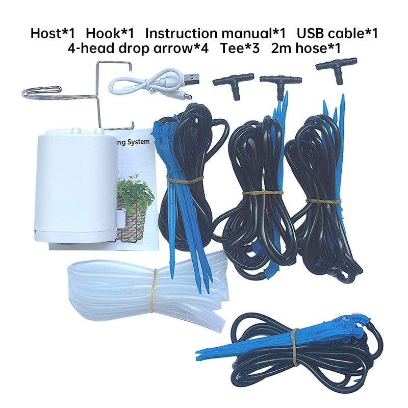2/4/8/16 - Head Automatic Irrigation Controller, Plant & Flower Sprinklers, Drip Irrigation Kit, Potted Timer