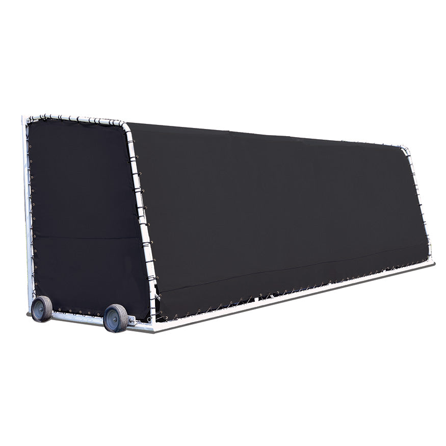 Jaypro Club Team Shelter - Portable Aluminum Frame, Weather Resistant, 10 Seat