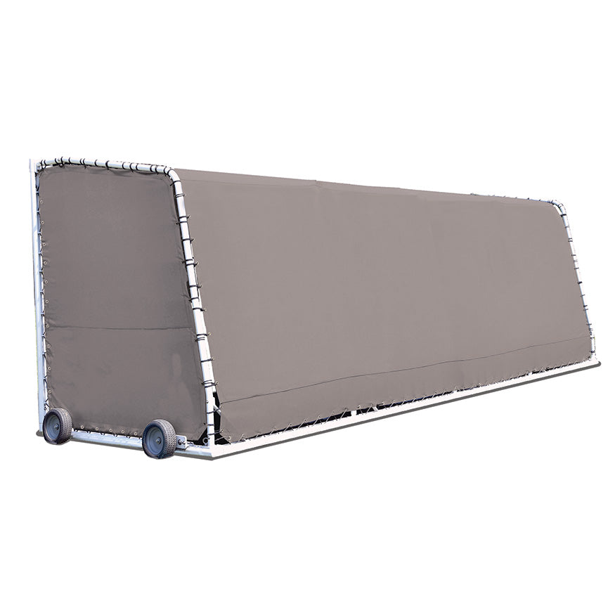 Jaypro Club Team Shelter - Portable Aluminum Frame, Weather Resistant, 10 Seat