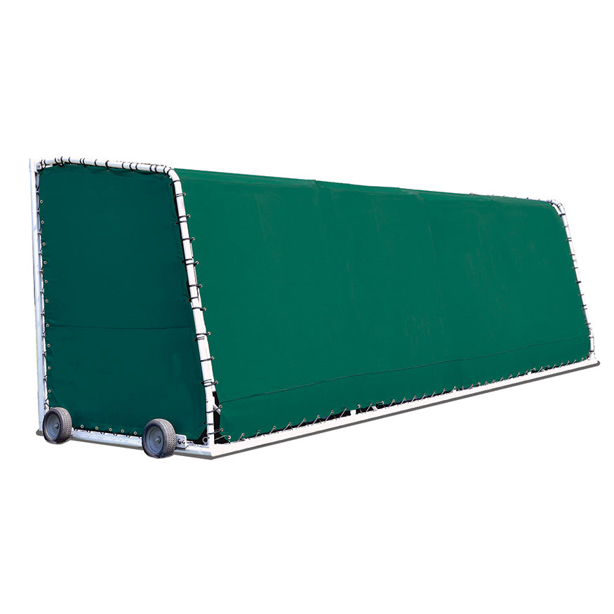 Jaypro Club Team Shelter - Portable Aluminum Frame, Weather Resistant, 10 Seat