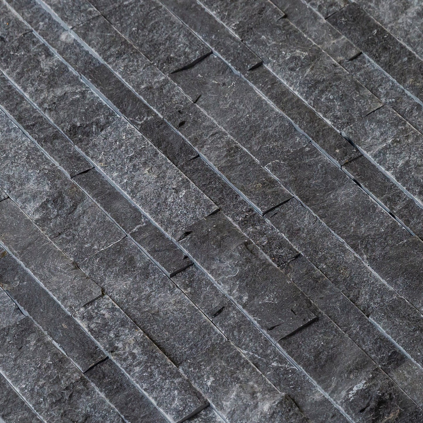 Charcoal Cambria Ledger 3D Panel 6.8"x20.8" Split-face Marble Wall Tile - Full Truckload