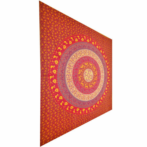 Botanical Garden Full Size Floral Tapestry Wall Art