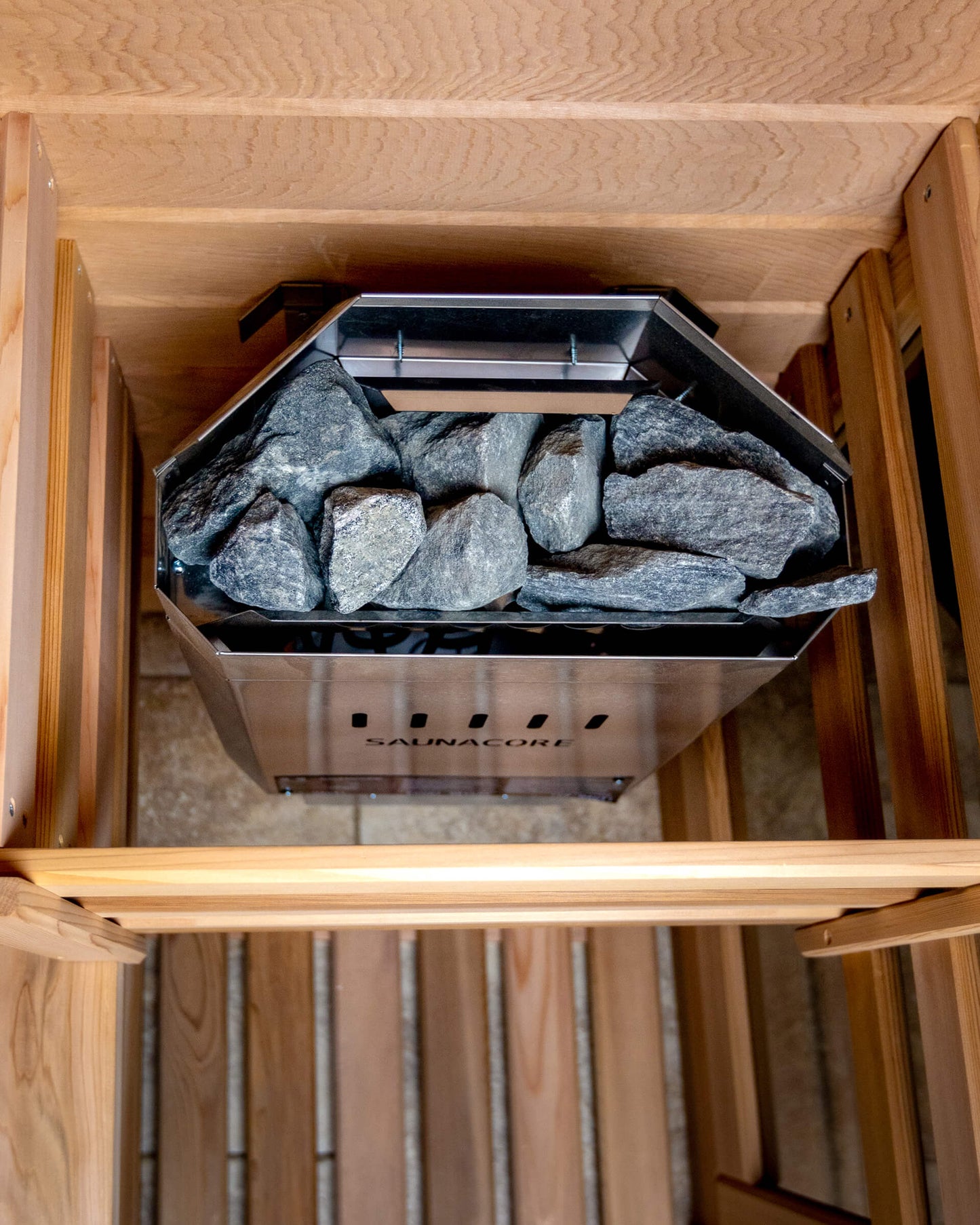 SaunaCore Classic Style Wood Front Sauna