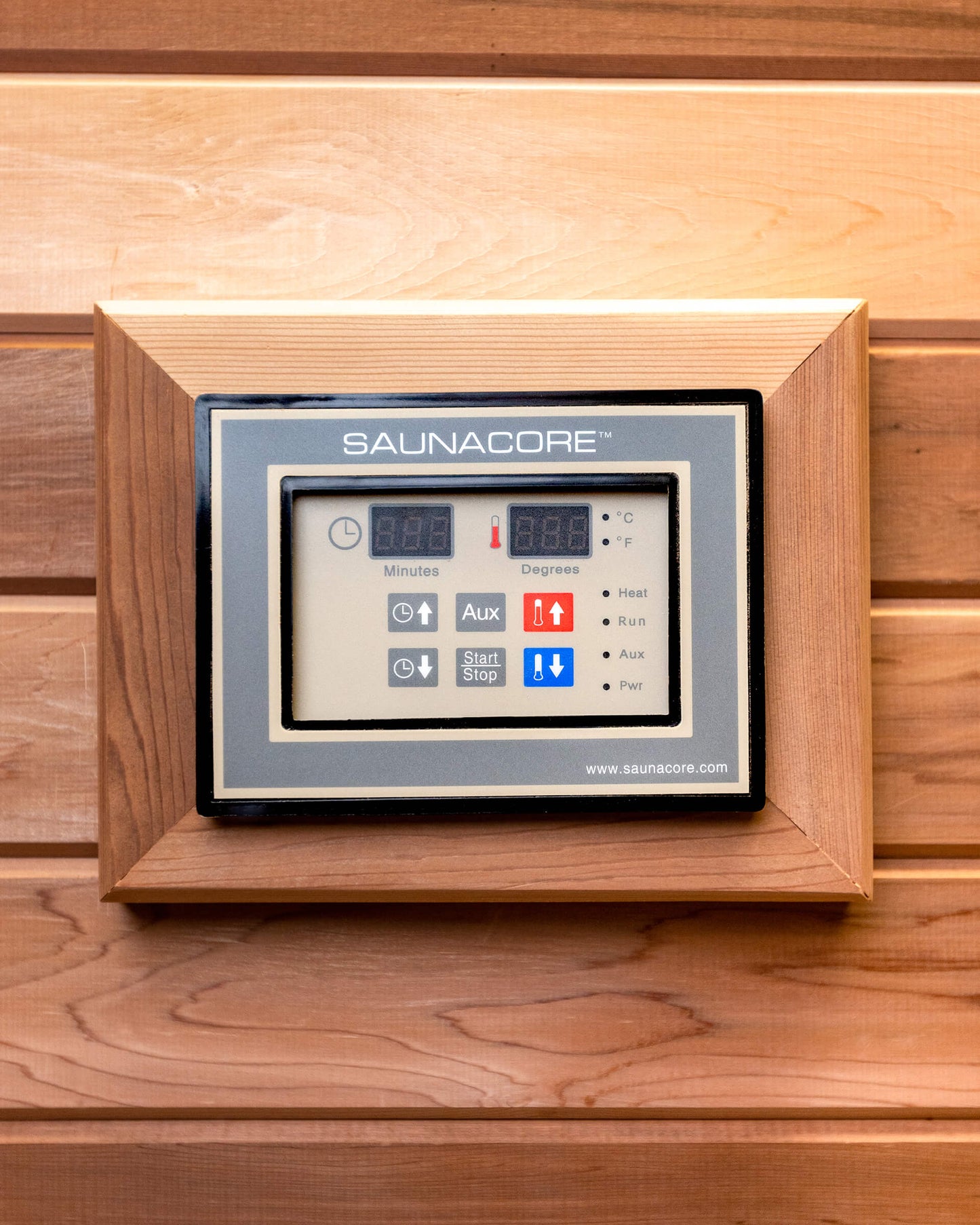 SaunaCore Classic Style Wood Front Sauna