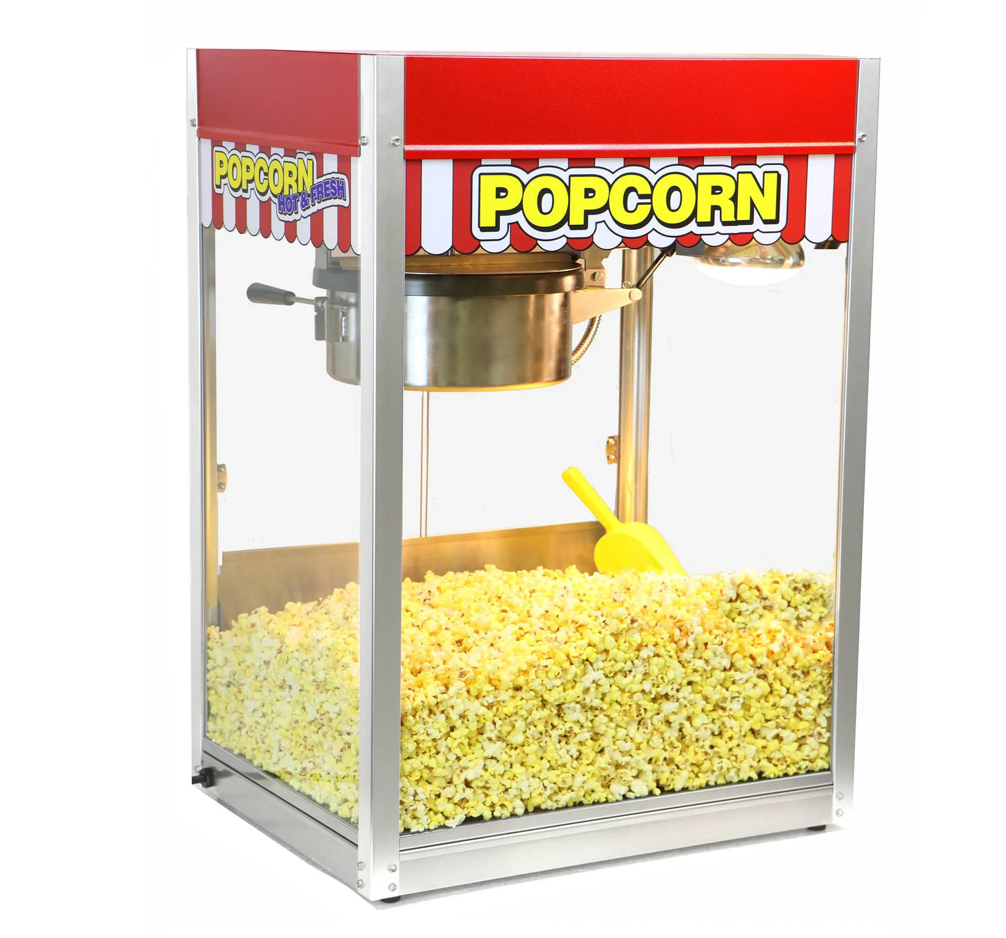 Classic Pop 14 Ounce Commercial Popcorn Machine with Stand by Paragon Concessions