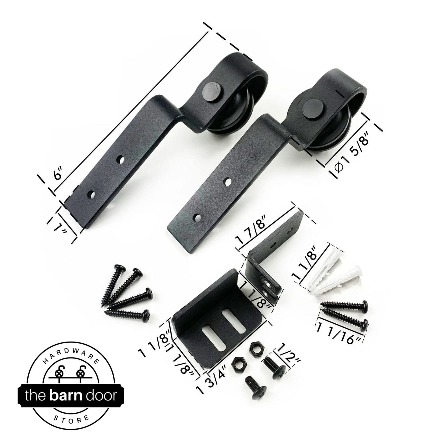 Mini Cabinet Bypass Barn Door Rollers