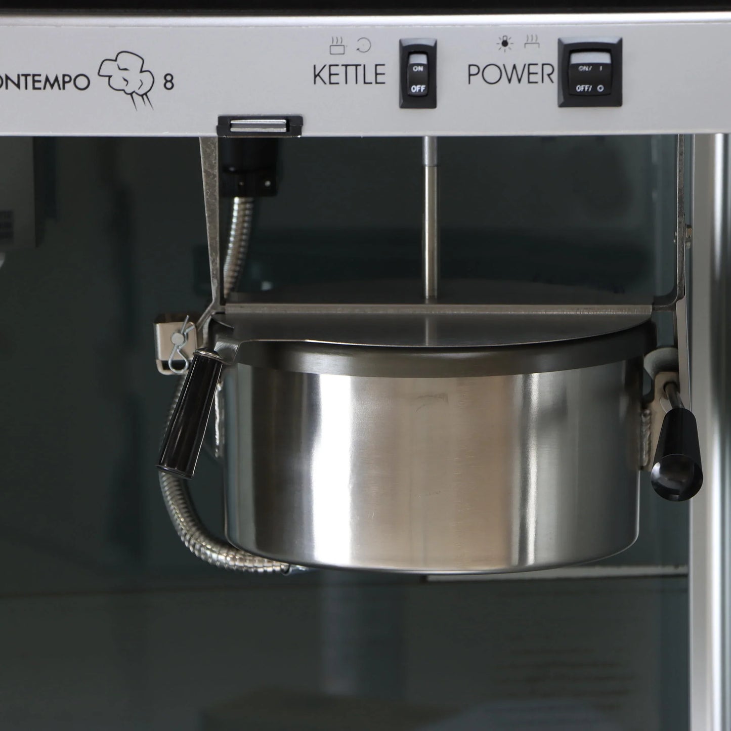 Contempo Pop 4 and 8 Ounce Popcorn Machines with Cart by Paragon Concessions
