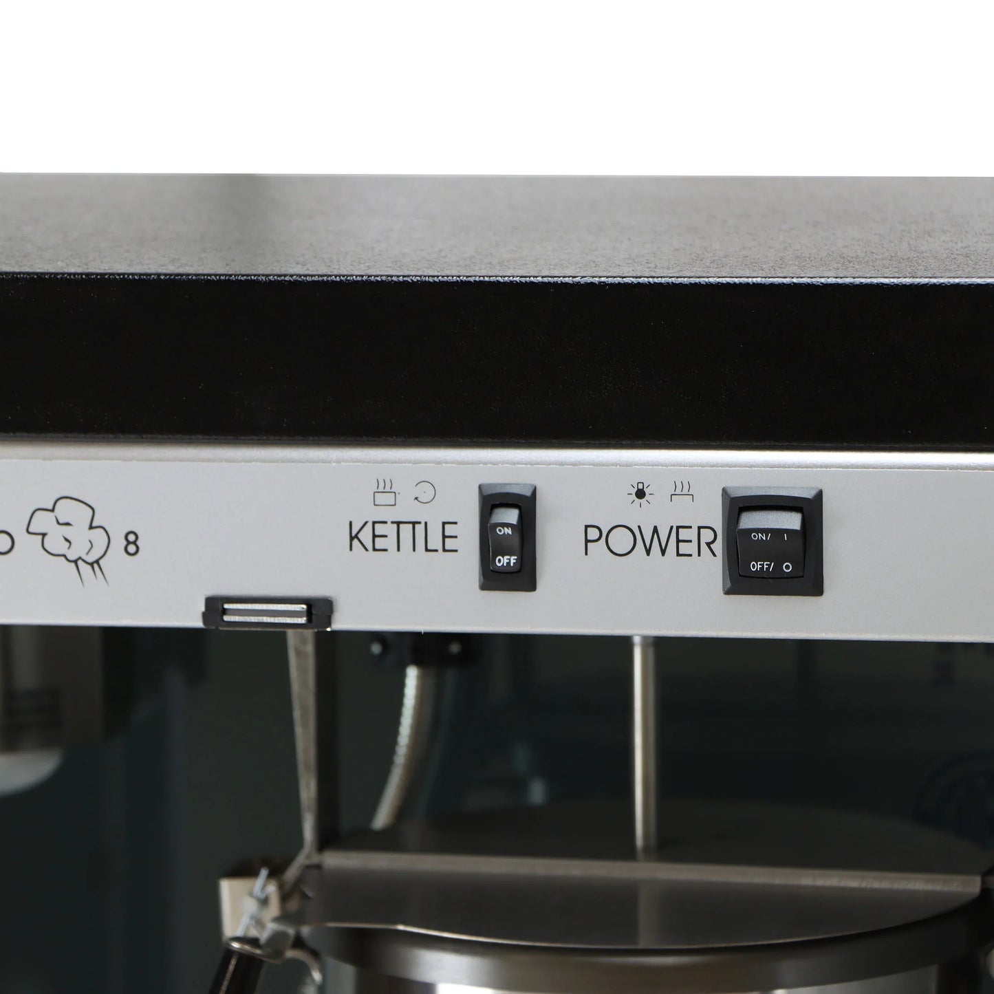 Contempo Pop 4 and 8 Ounce Popcorn Machines with Cart by Paragon Concessions