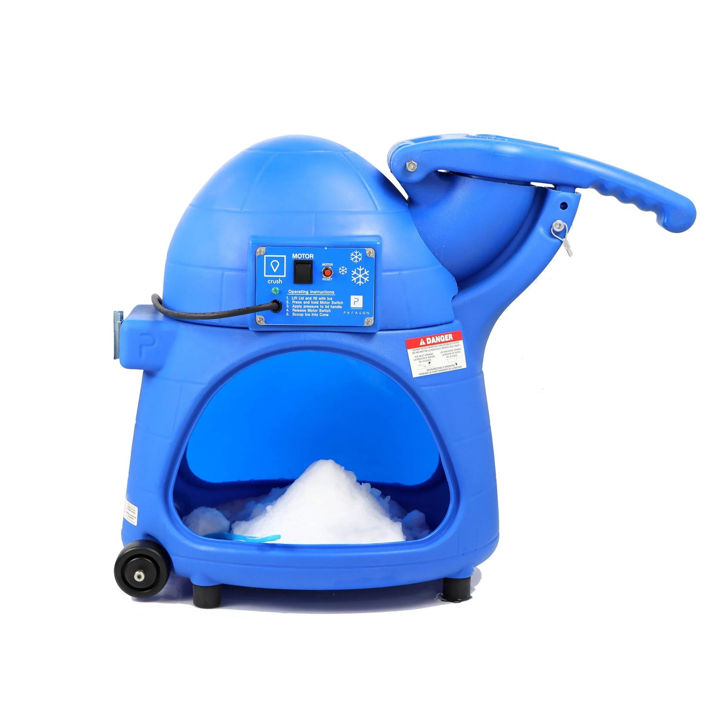 Cooler Snow Cone Machine with Cart by Paragon Concessions