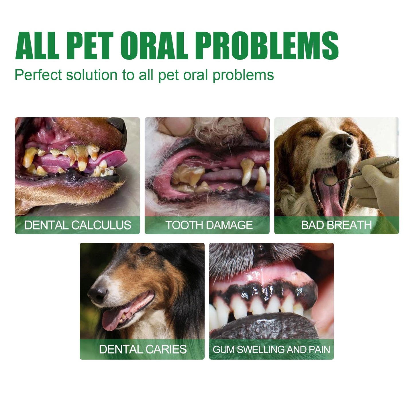 Pet Tooth Deodorizer Spray, Cats And Dogs Universal Mouth Cleaning Breath Freshening Spray