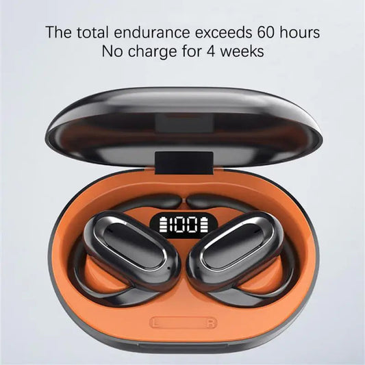 T35 can talk, run, exercise, wireless OWS over the ear Bluetooth earphones with noise reduction and long battery life