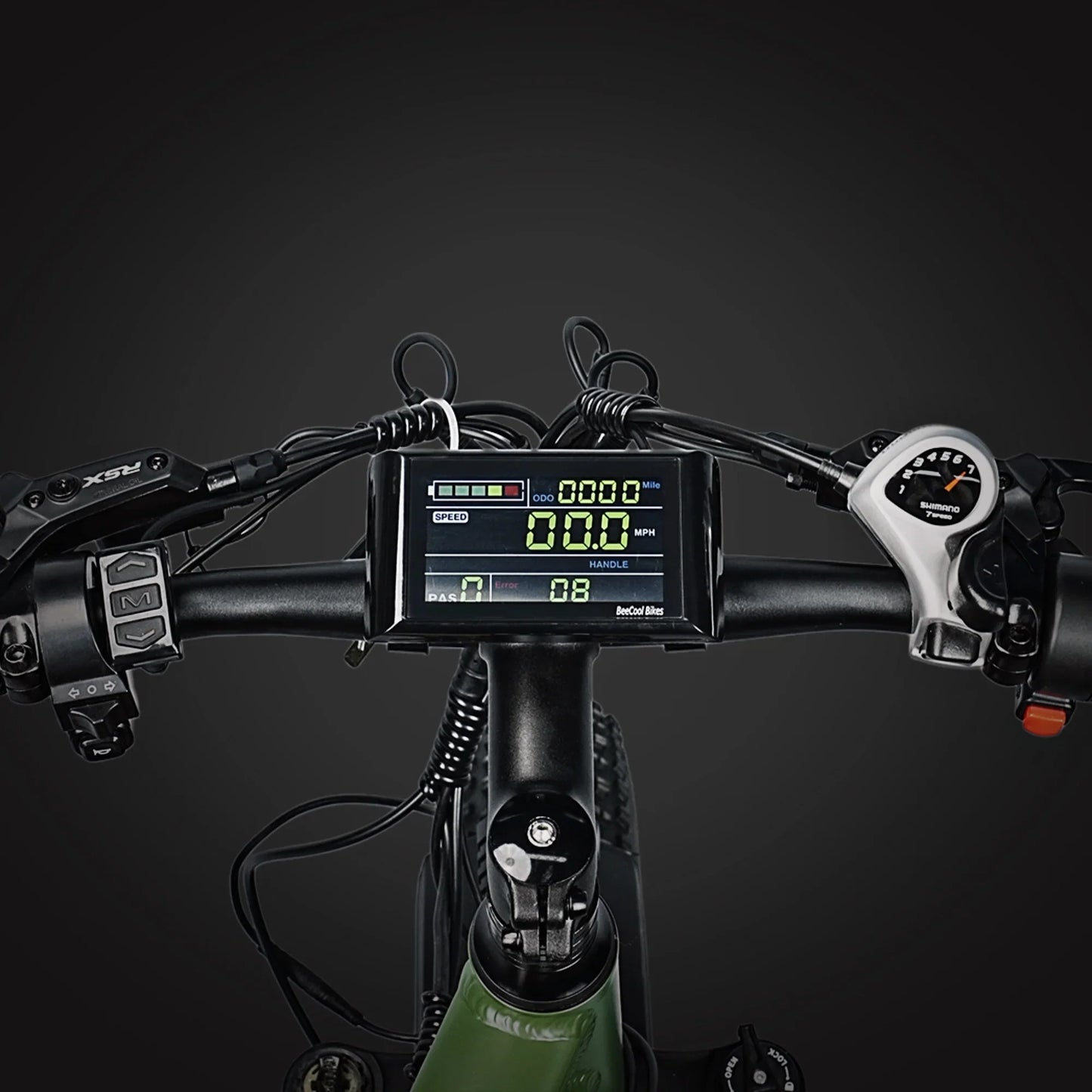 Bee Voyager Dual Batteries Soft Tail Electric Bike