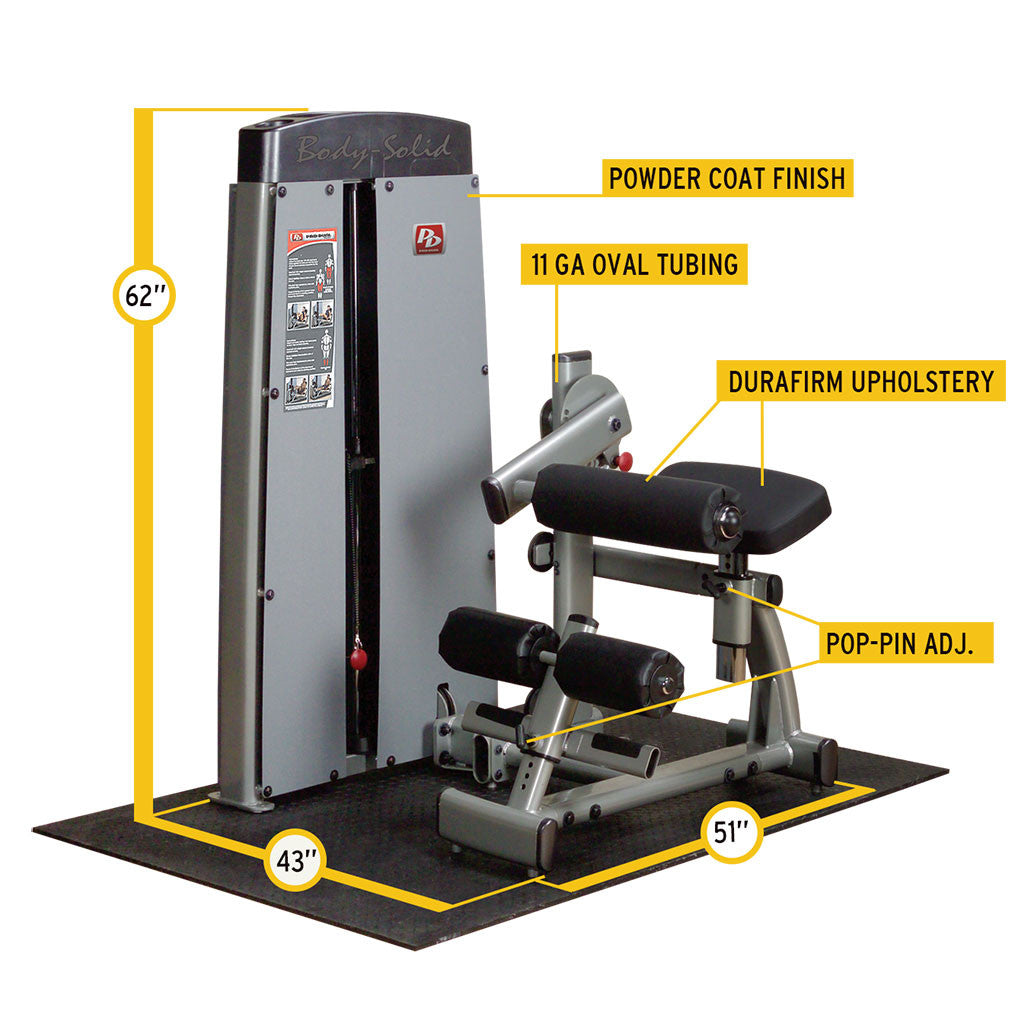 Body-Solid Pro ClubLine ProDual Ab and Back