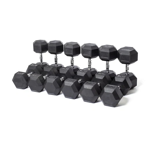 Bells of Steel Ergo Rubber Hex Dumbbells