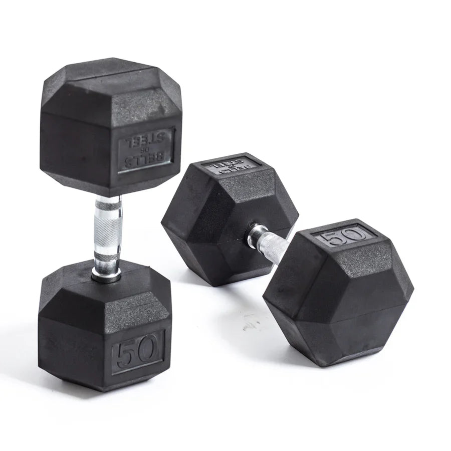 Bells of Steel Ergo Rubber Hex Dumbbells