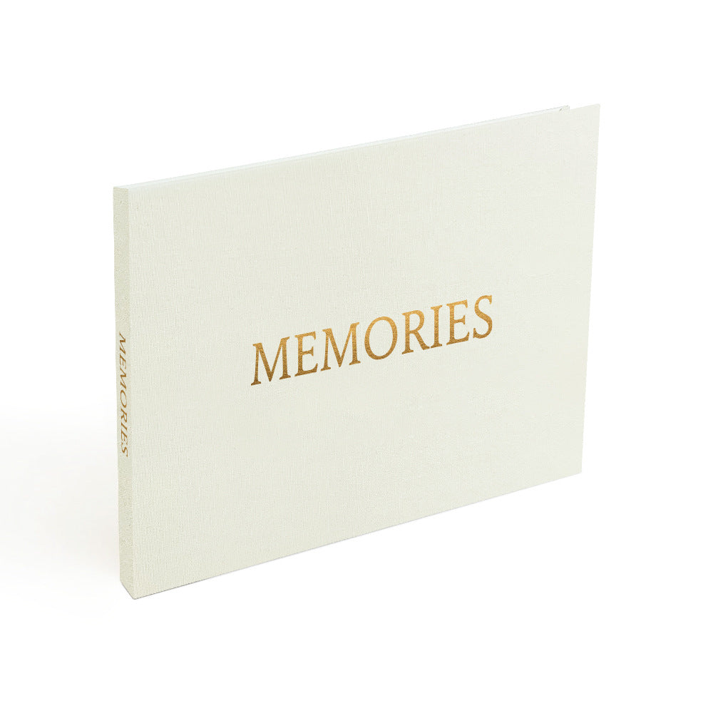 Multi functional commercial wedding video invitation letter linen material video brochure