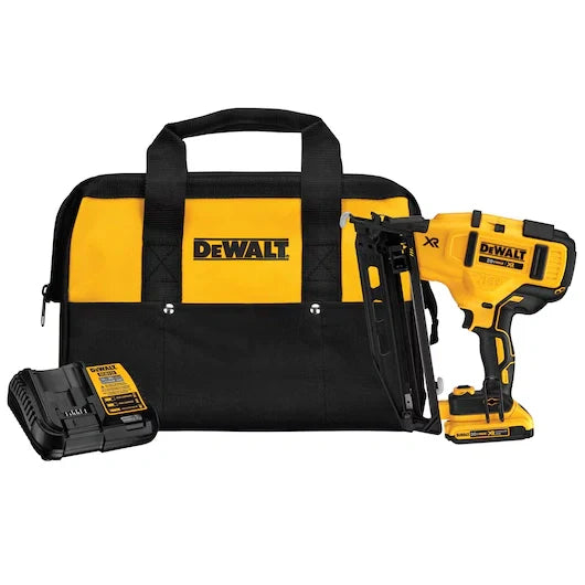 DEWALT DCN660D1 20V MAX* XR® 16 GA Angled Finish Nailer - Kit