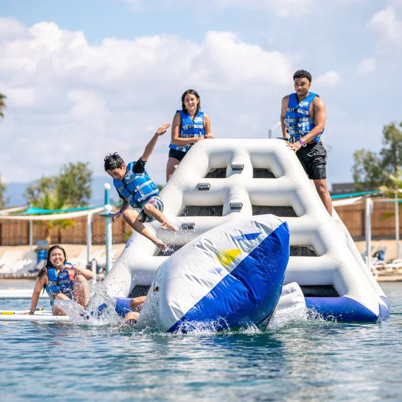 Aquaglide Jungle Jim Inflatable Pyramid Water Park