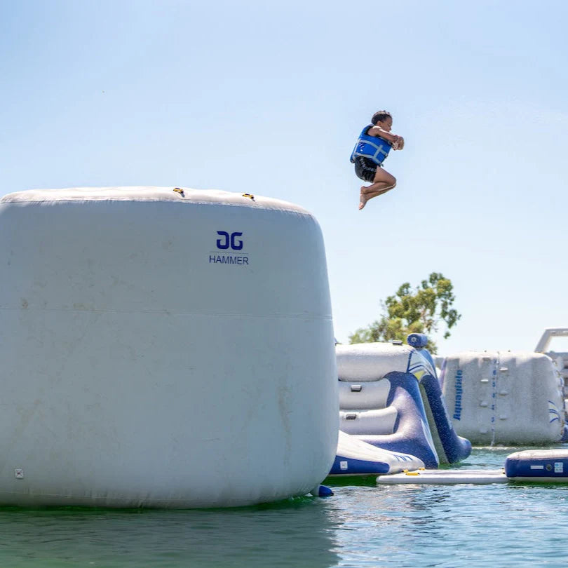 Aquaglide Hammer Inflatable Jump Station Water Park