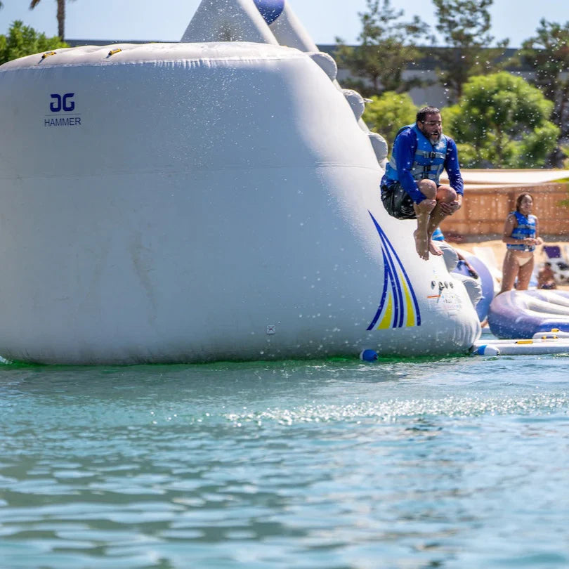 Aquaglide Hammer Inflatable Jump Station Water Park