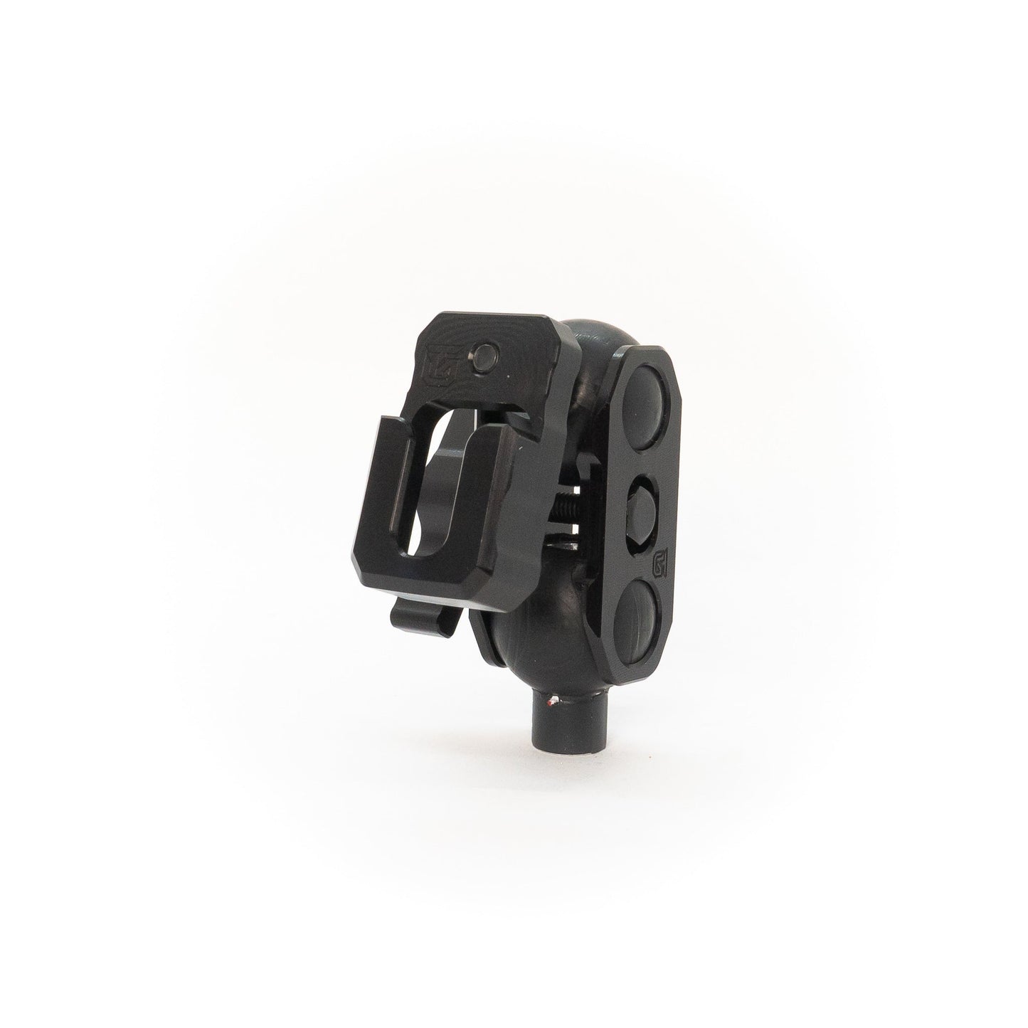 Radio Mic Mount with 1" Ball Adapter (Machined Aluminum)