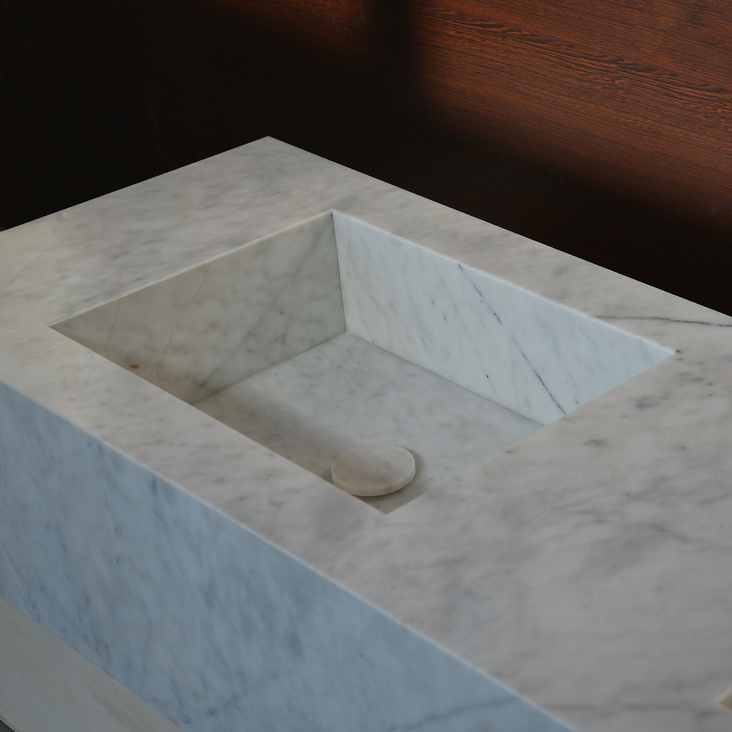 HANDCRAFTED LILAC CUSTOM MARBLE SINK (NS-222)
