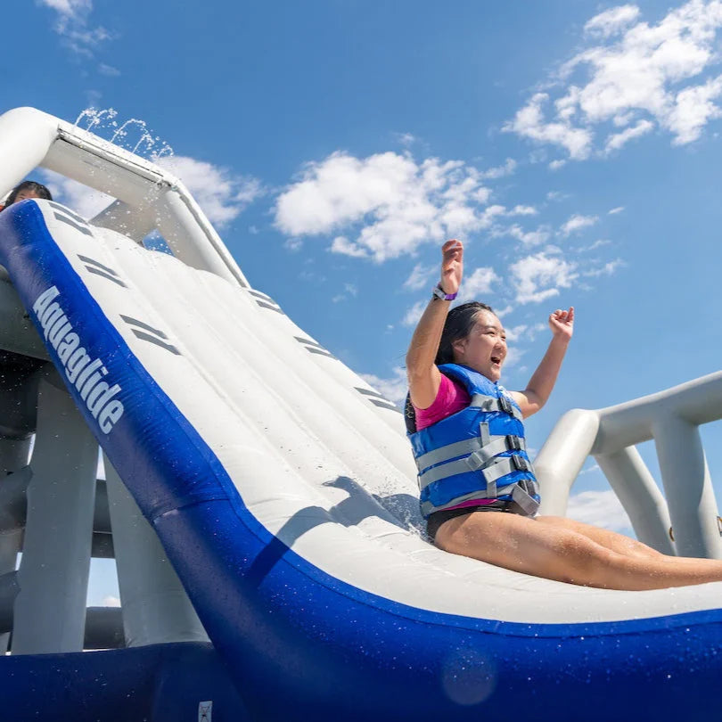 Aquaglide Jungle Joe 2 TR Inflatable Pyramid Water Park
