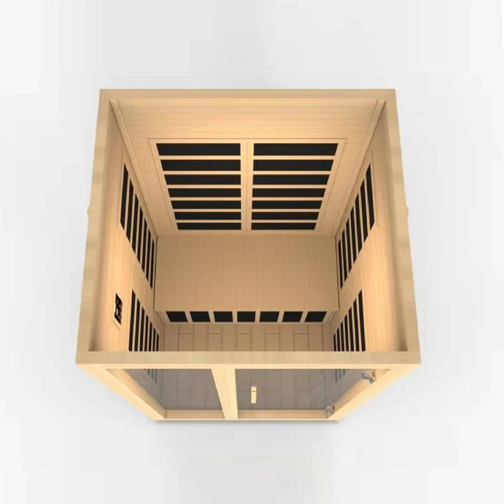 Dynamic "Santiago" 2 Person Low EMF FAR IR Sauna (DYN-6209-01)