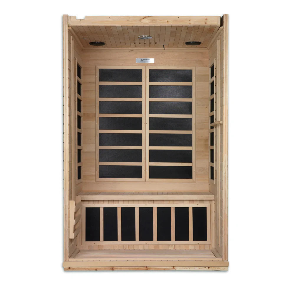 Dynamic "Venice" 2 Person EMF Far IR Sauna (DYN-6210-01)