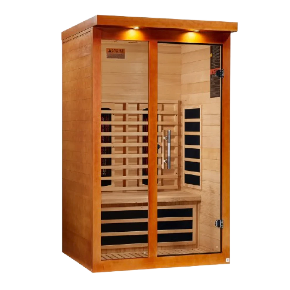 Dynamic "Llumeneres" 2 Person Full Spectrum Nero Zero EMF FAR IR Sauna (DYN-6215-03 FS)
