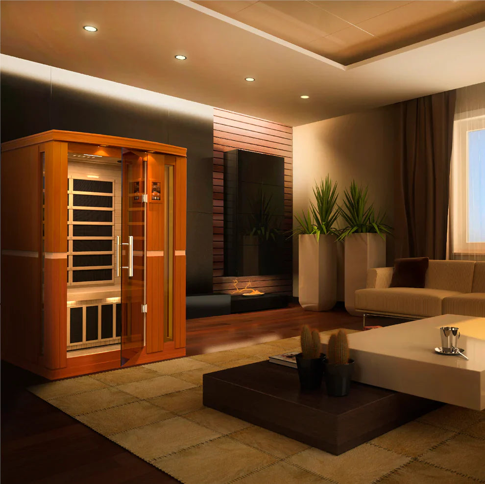 Dynamic "Vittoria" 2 Person EMF Far IR Sauna (DYN-6220-01)
