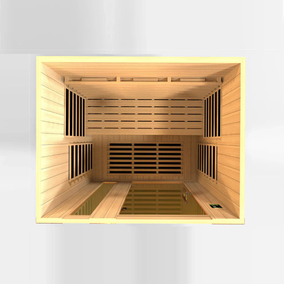 Dynamic "Lugano" 3 Person Full Spectrum IR Sauna (DYN-6336-03 FS)