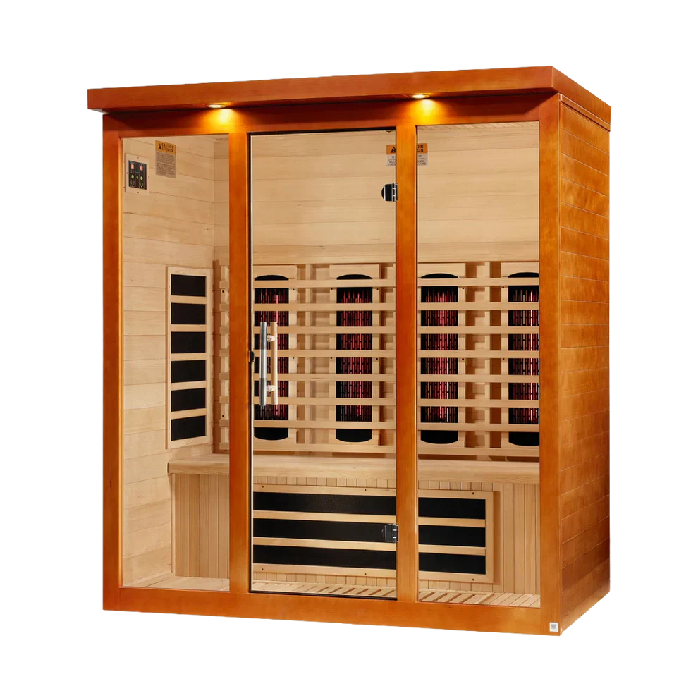 Dynamic Vila Grande 4 Person Full Spectrum Nero Zero EMF FAR IR Sauna (DYN-6415-03 FS)
