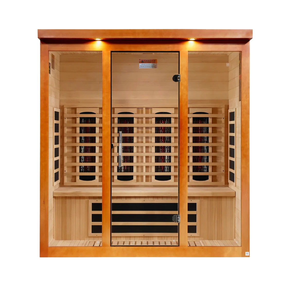 Dynamic Vila Grande 4 Person Full Spectrum Nero Zero EMF FAR IR Sauna (DYN-6415-03 FS)