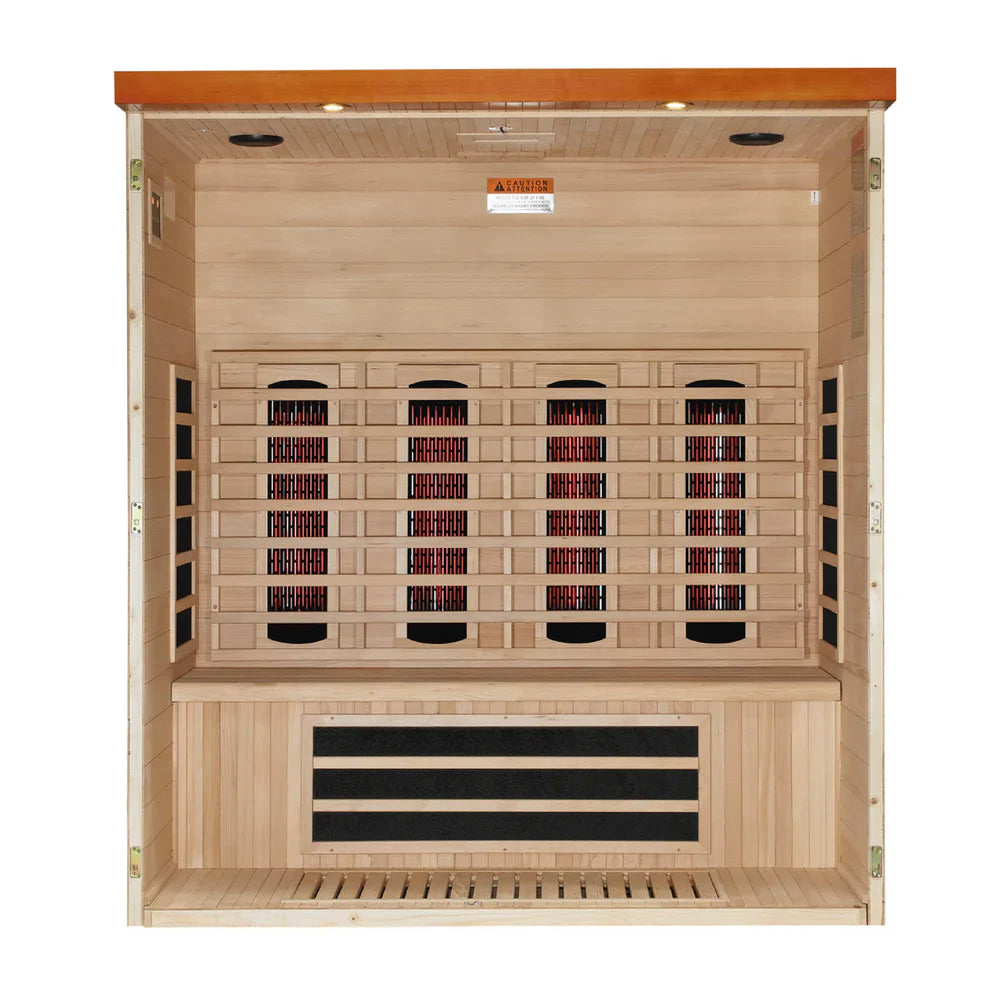 Dynamic Vila Grande 4 Person Full Spectrum Nero Zero EMF FAR IR Sauna (DYN-6415-03 FS)
