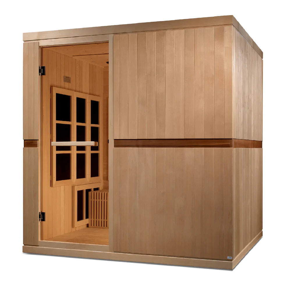 Golden Designs "Catalonia" 8 Person Near Zero EMF FAR IR Sauna (GDI-6880-02 Elite)