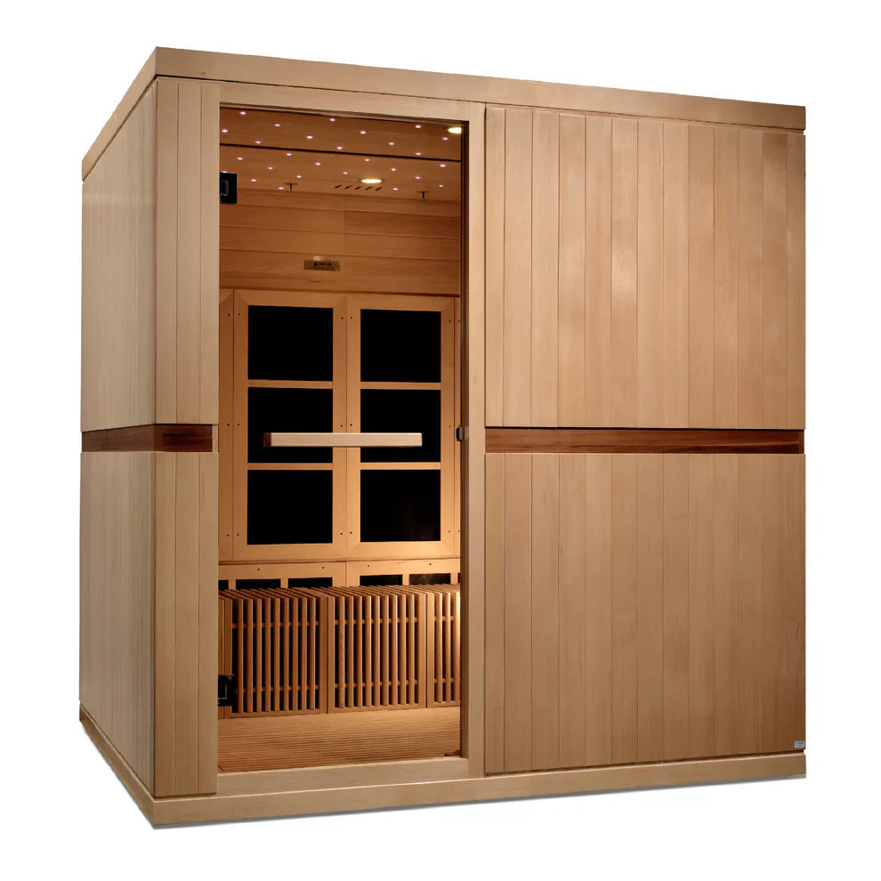 Golden Designs "Catalonia" 8 Person Near Zero EMF FAR IR Sauna (GDI-6880-02 Elite)