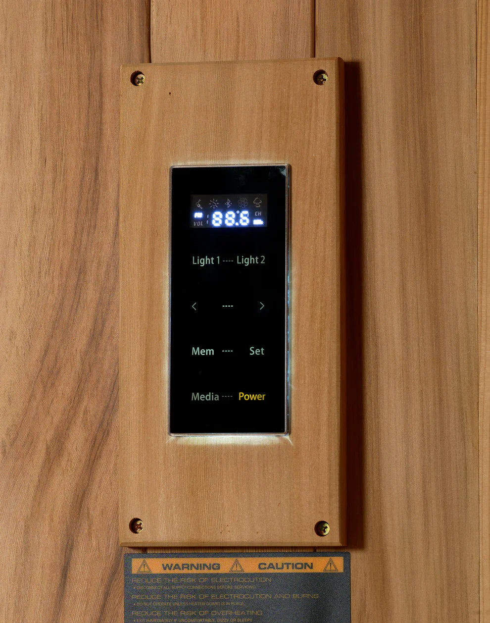 Golden Designs Sundsvall 2 Person Traditional Sauna
