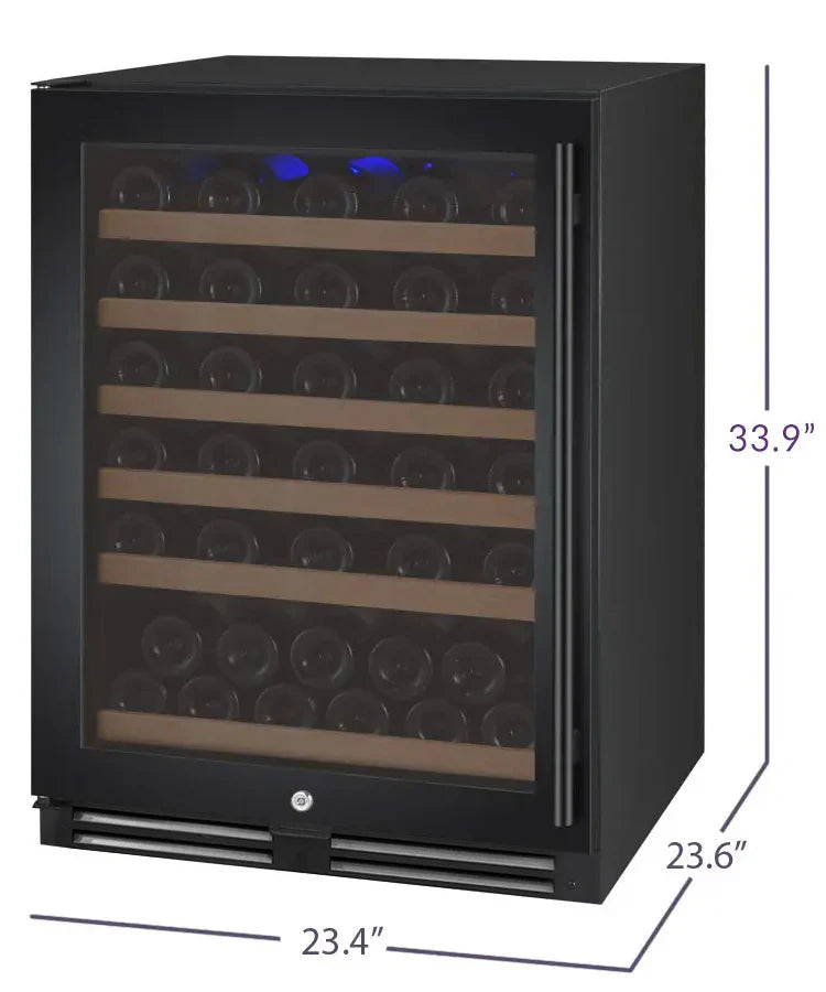 Allavino FlexCount Series 56 Bottle Single Zone Built-in Wine Refrigerator
