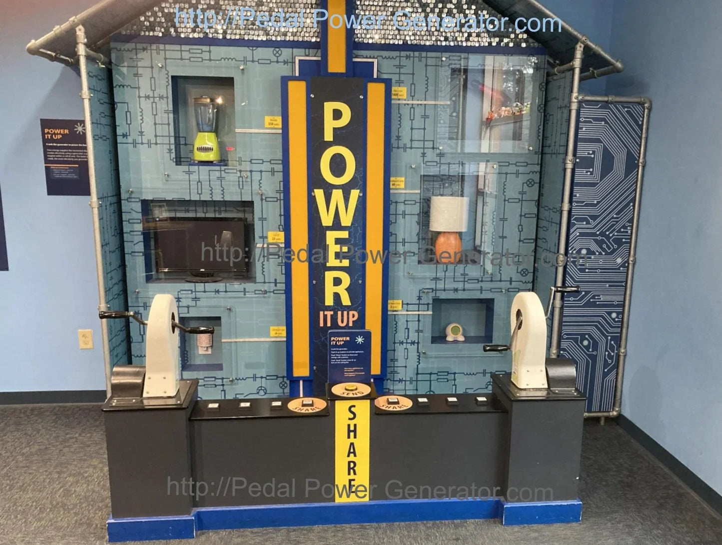 Human Power Generator by Pedal Power Generator