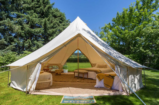 **PREORDER JUNE** 19' (6M) Fernweh™ Double-Door Bell Tent by Life in Tents