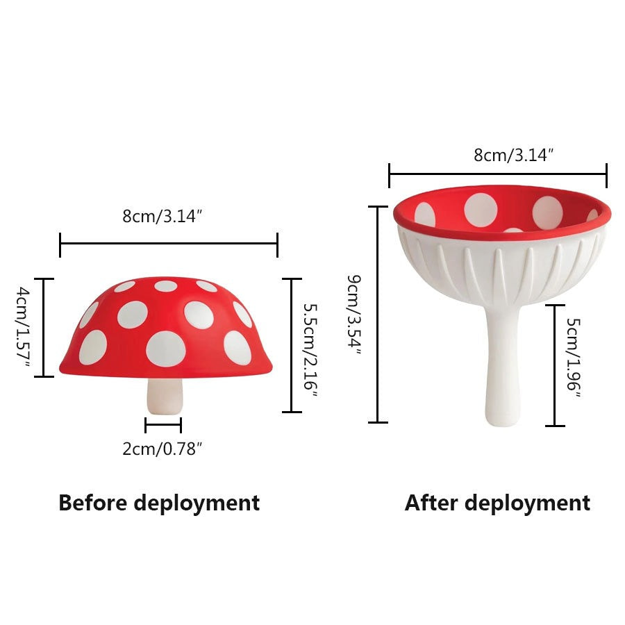 Mushroom Funnel Household Mini Funnel Kitchen Wine Oil Silicone Funnel