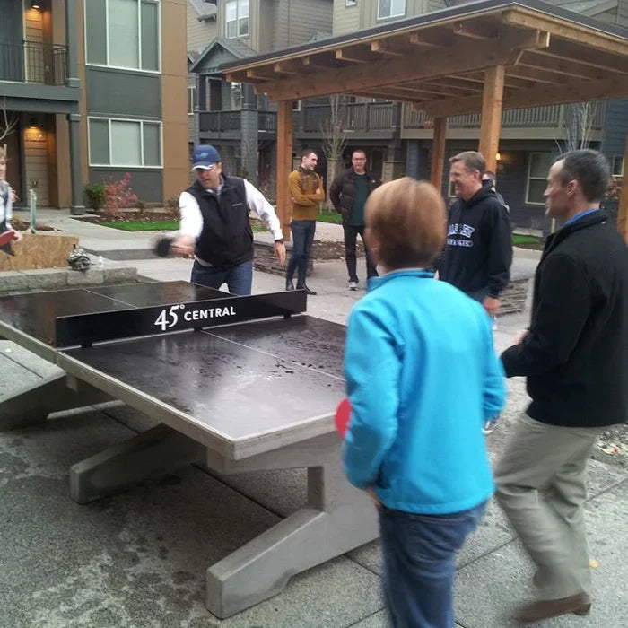 Stone Age Uptown Outdoor Concrete Ping Pong Table
