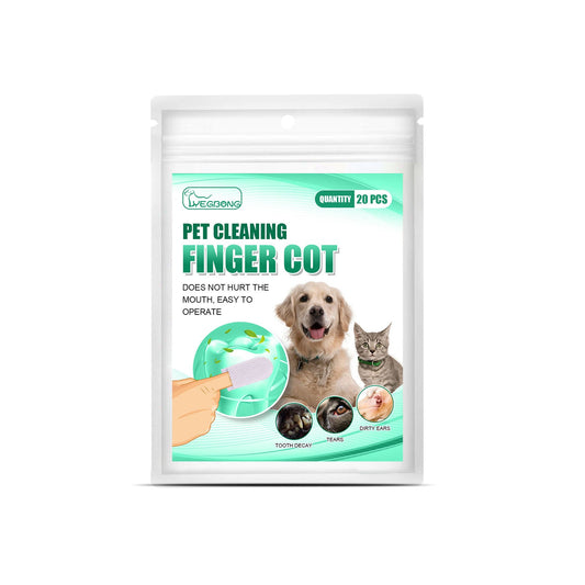 Pet Tooth Cleaning Finger Set Dog Cat Cleaning Tartar Stone Oral Cleaning Care