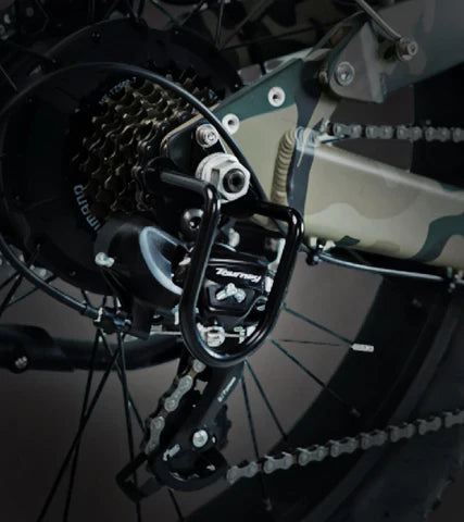Bee Defender Super Frame Full Suspension Mountain Electric Bike
