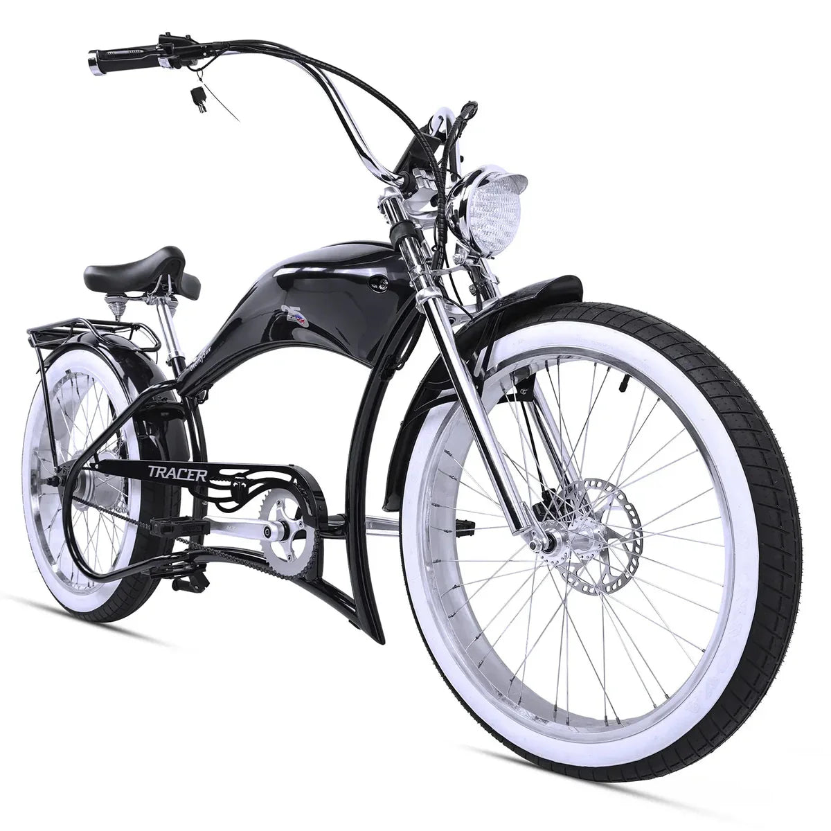 Tracer Twenty5 800W Chopper Stretch Cruiser Ebike
