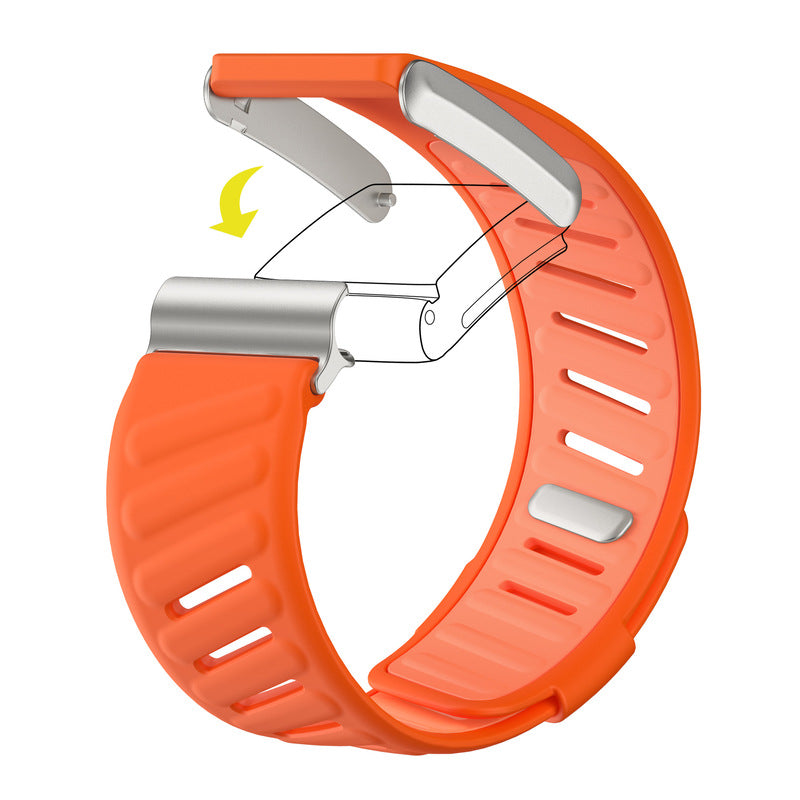 SportFlex Soft-Touch Silicone Wrist Band: a waterproof and sweatproof replacement band that is compatible with the WHOOP 4.0 HRM