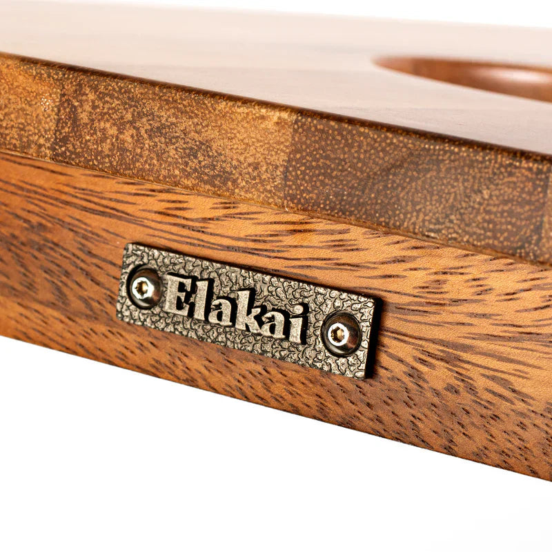 Elakai The Beach Epoxy Resin Mahogany Pathfinder ART Cornhole Boards